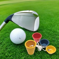 6 Set Driving Range Tee Golf Hitting Mats Holder Supplies Cute Tees