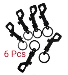 6 Pcs swivel snap Bolt Keychain clips Keychain hooks. Lightweight Durable clasp