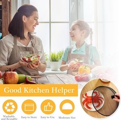 Hicarer 8pc Metal Mesh Food Cover Set-Extra Large 18.5″ & 11″ Dome Picnic Covers
