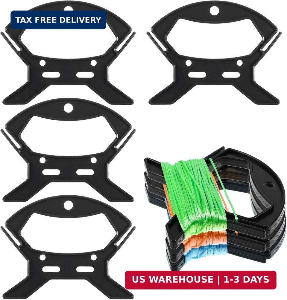 4 Pcs Rope Winder, Paracord Spool Line Winder Rope and Cord Organizer Fishing Li