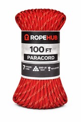 SGT KNOTS RopeHub 550 Paracord 7 Strand Core Nylon Parachute Cord, 550 Lb Test