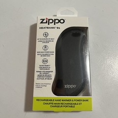 Black Zippo HeatBank 9s Rechargeable Hand Warmer Z4A18-C
