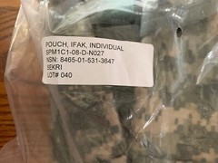 Bug Out Bag IFAK w/Insert Survival Kit Medical Bag