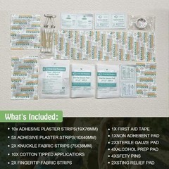 Emergency First Aid Kit Medical 43/92/210/258PCS Travel Emergency ARTG Register