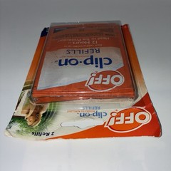 OFF! Clip-On Mosquito Repellent Fan Circulated Kits Lot of 2 Plus 1 Refill 2010