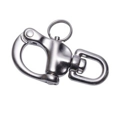 Boat Jaw Swivel Eye Snap Shacklequick Release Bail Rigging Sailing Boat Marine 3