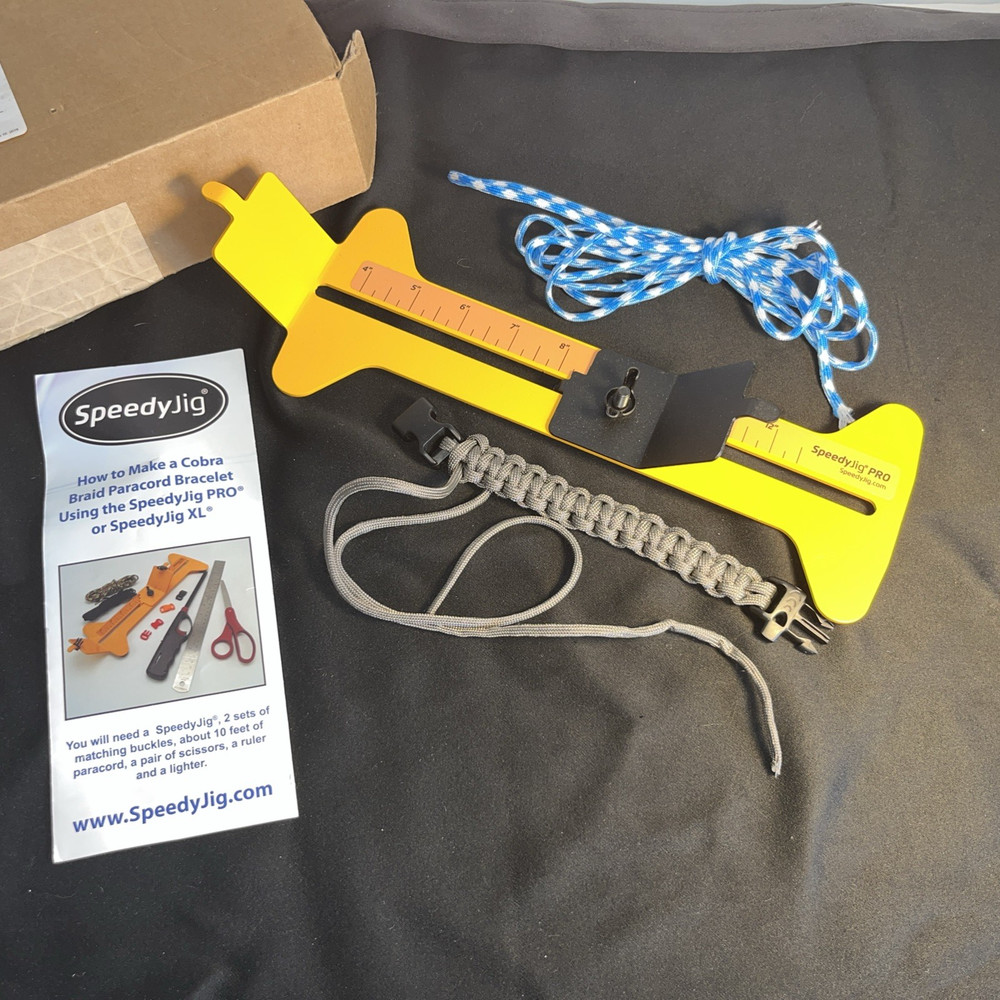 SpeedyJig Pro Paracord Craft Kit for Bracelets Lanyards Keychains DIY Projects