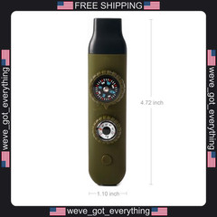 7-in-1 Outdoor Safety Whistle with Lanyard and Compass