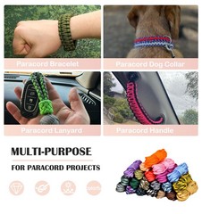 18 Colors 10Feet Paracord Kit- Multifunction Paracord Ropes Combo Craft Kit f…