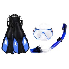Diving Essentials Package Featuring an Adjustable Mask and Reliable Fins Set