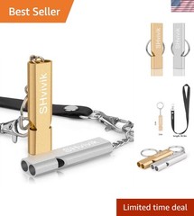 High Pitch Emergency Whistle 2PCS – Lightweight & Portable for Hiking, Fishing