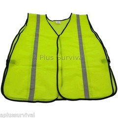 CERT Green Mesh Safety Vest with Reflective Strips