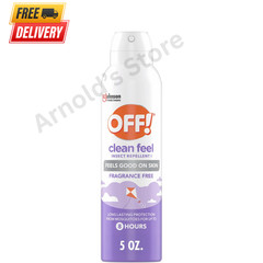 OFF! Clean Feel Insect Repellent Spray 20% Picaridin 5oz Long Lasting