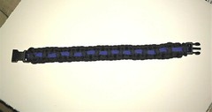 Blue Line paracord bracelet