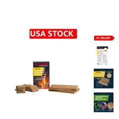 Safe Lite Fire Starter Squares – Odorless 24-Pack for Grills & Campfires