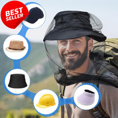 2pk Mosquito Head Net Extra Large Fine Mesh for Camping Hiking Fishing – US