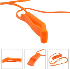 10 Pcs Safety Whistle Marine Whistle Plastic Whistles with Lanyard for Emergency