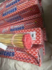 Spark Pack of 12 x 40 (480 Matches) Long Wooden Matches 11″ BBQ Barbecue Lot