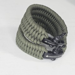 Lot Of 2 Friendly Swede Survival Shackles Paracord Bracelets Survivor Cord