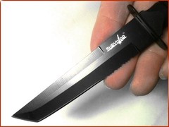 Fixed Blade Samurai Katana Tanto Style Knife + Key Chain Multi Tool Pliars
