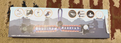 Nexfinity One Survival Paracord Bracelets 2 Pack Red/Blue New in Box NIB