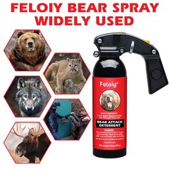 Bear Spray Repellant W/ Spray Bag W/ 1 Pack Free Peper Spray 1/2oz