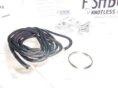Fish Bone Knotless Rope Tie – Piranha – SEALED NEW IN PACKAGE black