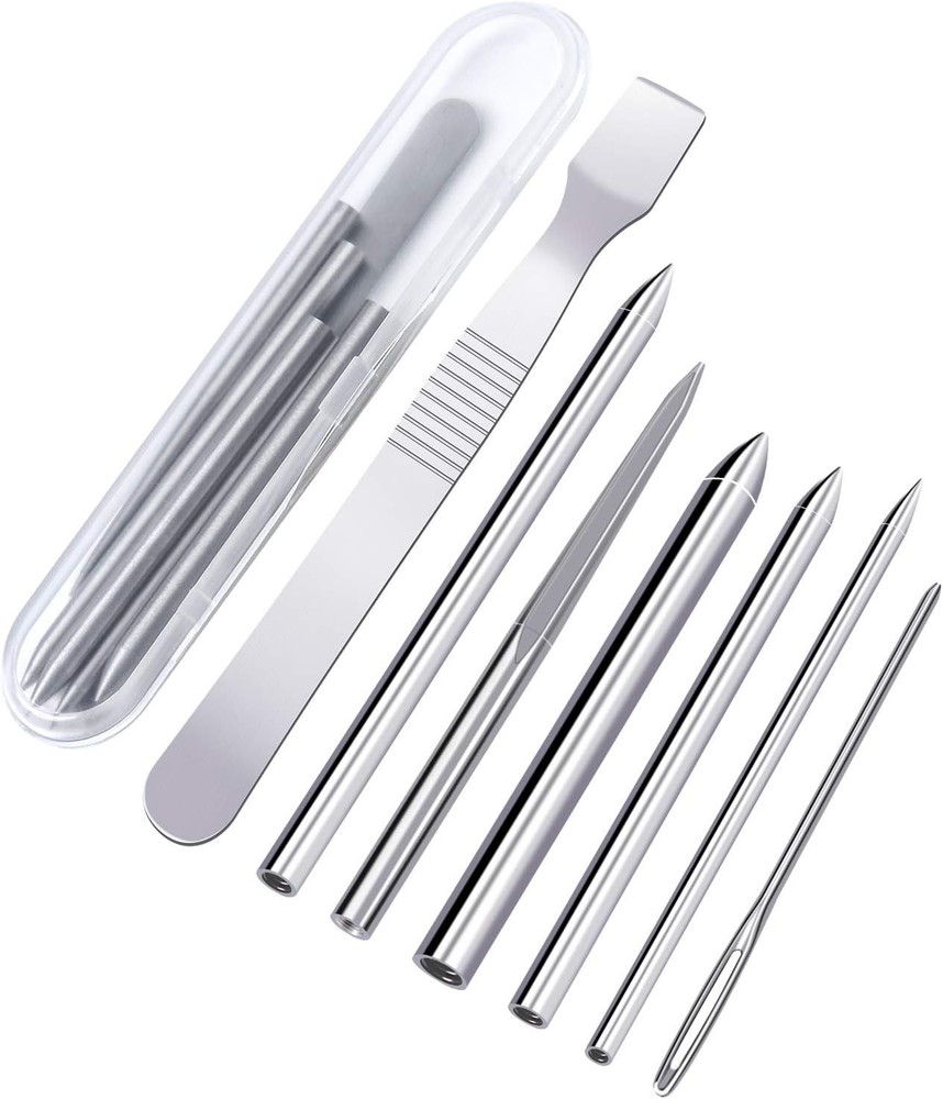 Stainless Steel Paracord FID and Needle Set with Storage Box 7 Pieces