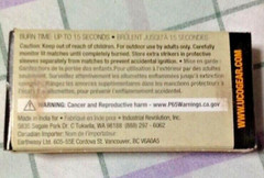 NEW UCO Stormproof Matches 25-Pack w/Strikers Windproof Waterproof Survival Gear
