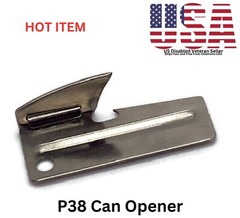 P38 Can Opener Military Spec. Stainless Steel – Made In The USA – Ships Free