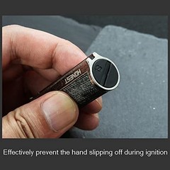 Permanent Match Keychain Lighter, Flint Matchstick Fire Starter Lighter,