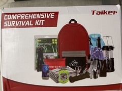 Ready America 70385 Deluxe Emergency Kit 4 Person Backpack