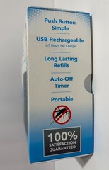 Thermacell Radius Zone Mosquito Repellent Black NEW USB Rechargeable Portable