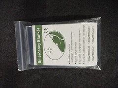 5 PCs Emergency Blanket 130cm X 210cm Mylar Survival Prepper Hiking Camping