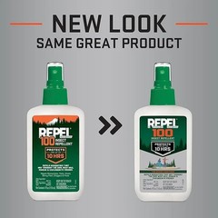Repel 100 Insect Repellent, Pump Spray, 4-Fluid Ounces, 10-Hour Protection khry