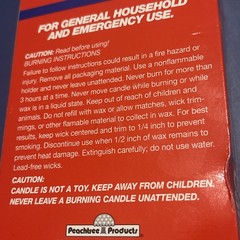 Peachtree Products 10 Pack Emergency Candles NOS Unopened Household 2002