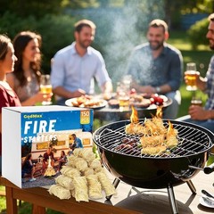 150 Count Wood Fire Starters Eco Friendly Natural Safe for Cooking and Heating
