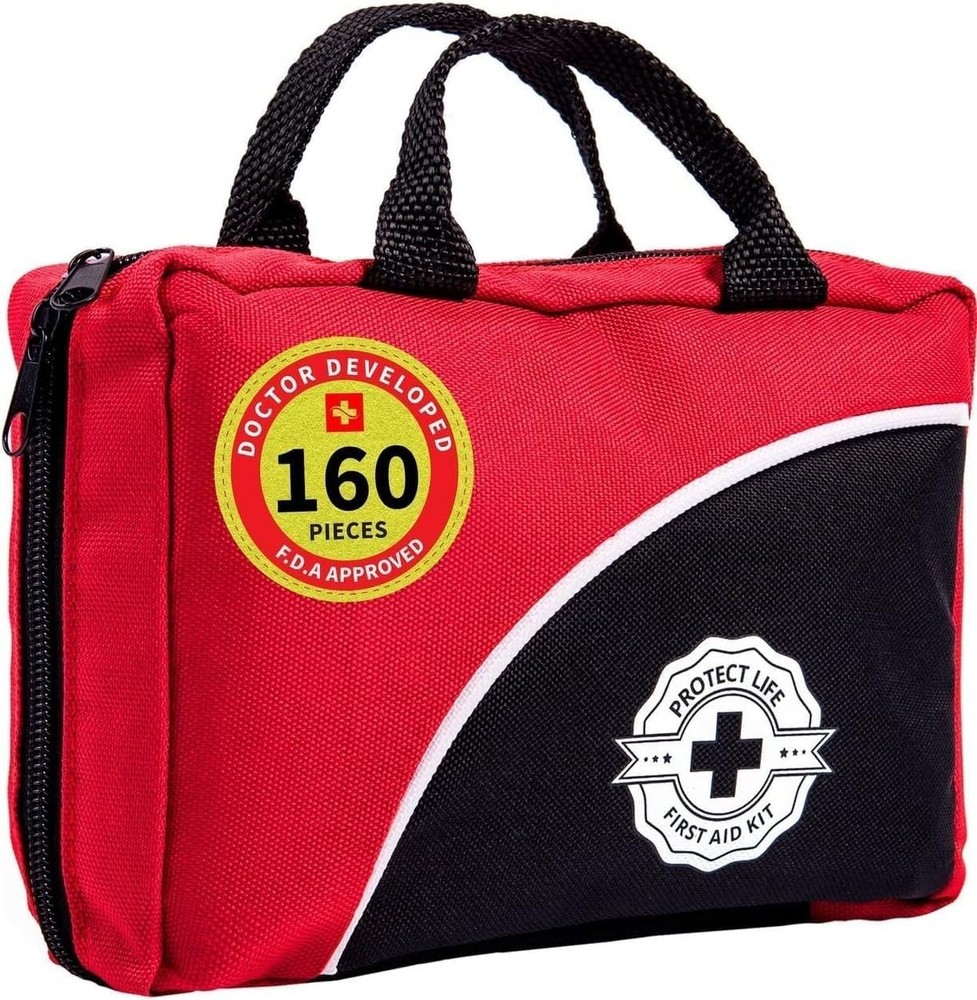 Protect Life Survival First Aid Kit for 160 Pieces Kit, 160