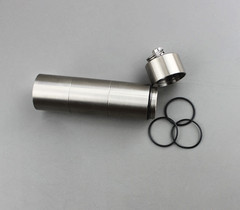 Titanium 3 Groups Storage Case Capsule Seal Container Keychain Outdoor EDC Tool