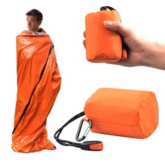 Emergency Survival Sleeping Bag, Ultralight Heat Resistant Cold Protection Rescue…