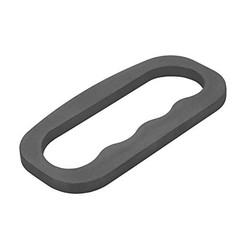 High-Carbon Steel Flint Striker for Emergency Fire Starting and Survival Oval