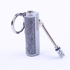 2-Pack Permanent Match Lighters – Waterproof Reusable Keychain Fire Starters