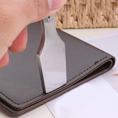 Stainless Steel Leather Edging Smoothing Tool Leather Stitching Line Flattener