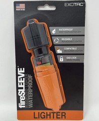 Exotac fireSLEEVE Ruggedized Waterproof Lighter Case – ORANGE