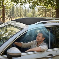 Magnetic car sunroof Sunshade net Breathable Ventilation Mosquito Proof mesh, Ca