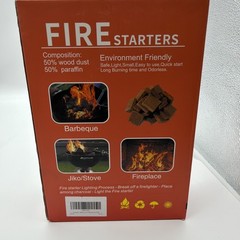 Fire Starter Cubes, 160 pcs Bulk Pack Fast Grill BBQ Charcoal Start Odorless