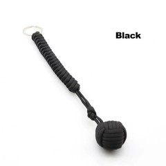 Paracord Monkey Fist Style Keychain Outdoor Hiking Accessory
