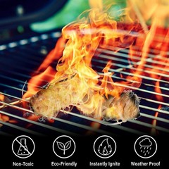 Rapid Ignition 32 Count Firestarter Squares – Perfect for BBQ & Fire Pits