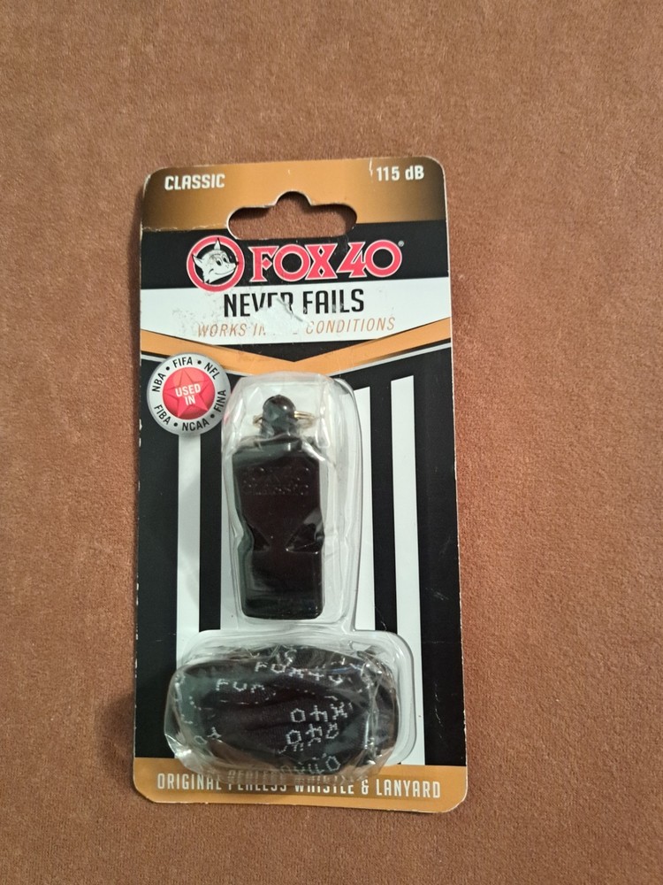 Fox 40 Original Pealess Whistle & Lanyard