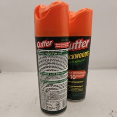 Pack OF 2 | Cutter Backwoods Insect Repellent 6 Ounces, Aerosol EPA 305-51-121